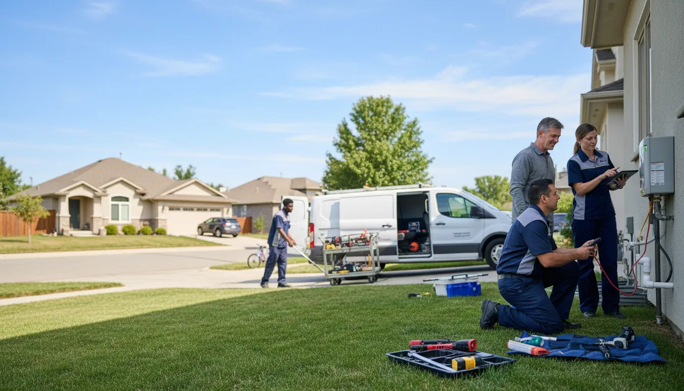 Tankless water heater service in Marietta, MS